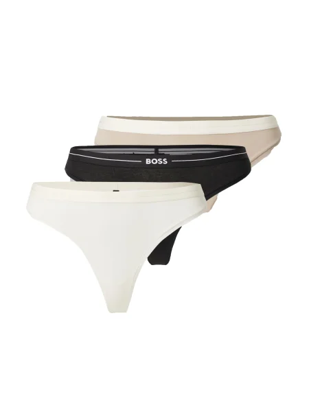 Volnene tangice Boss črna