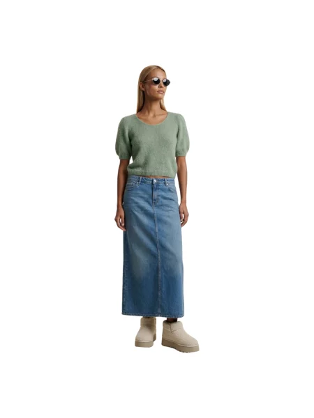Sweter American Dreams wełniany zielony
