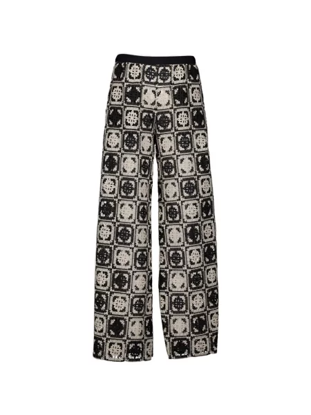 Pantaloni La Doublej tricotate negru