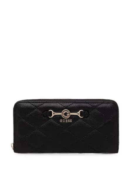 Matlasat portofel Guess cu autograf negru