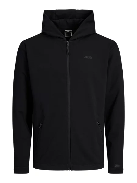 JACK & JONES Hanorac gri metalic negru