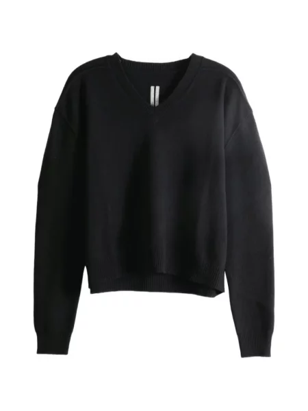 Pulover Rick Owens cu decolteu în V negru