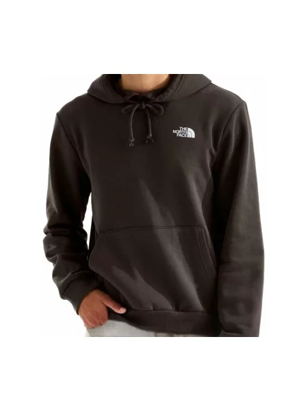 THE NORTH FACE Mikina EVOLUTION SIMPLE DOME čokoládová / biela sivá