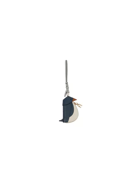 Prívesok Furla Penguin Case Charm Sivá modrá