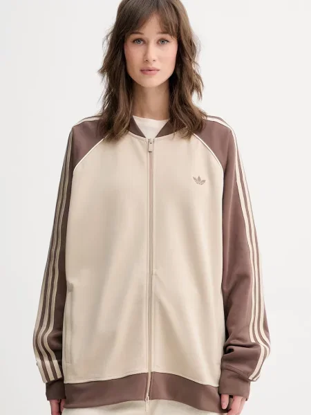 Adidas Originals bluza rozpinana z bawełną