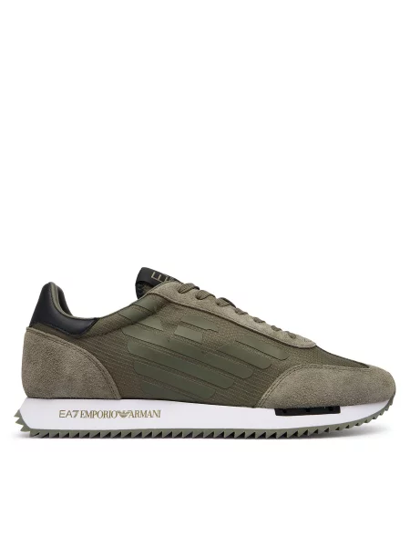 Sneakersy Emporio Armani zelená