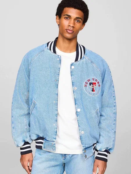 Джинсовая куртка Tommy Jeans голубая