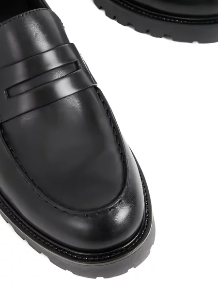 Bőr loafer Vagabond fekete