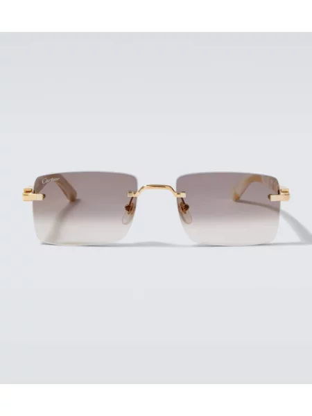 Sunčane naočale Cartier Eyewear Collection zlatna