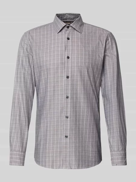 Koszula biznesowa o kroju slim fit o jakości premium model ‘HANK’ Boss beżowa
