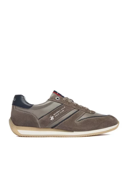 Sneakersy Beverly Hills Polo Club brązowe