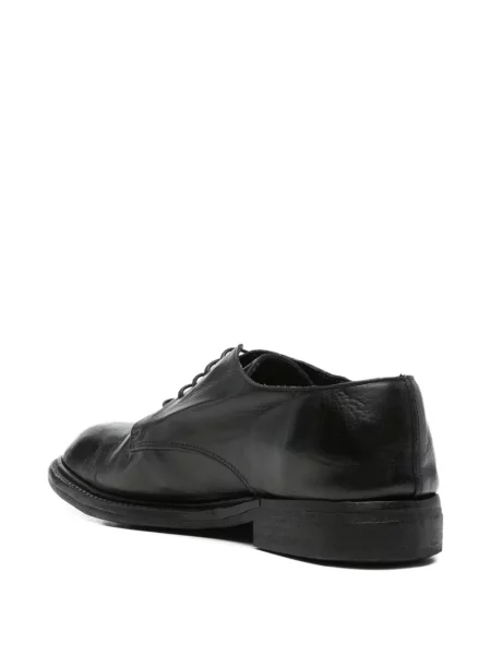 Pantofi Moma cu șireturi din piele negru