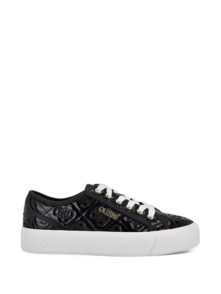 Tenisky Guess s výšivkou černé
