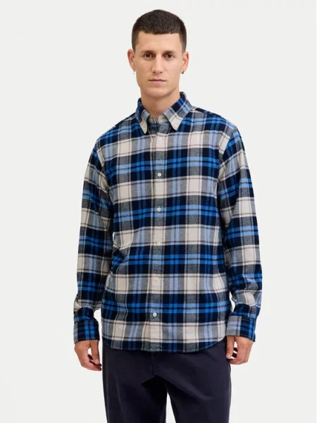Jack & Jones Риза Blubarkley тъмносин