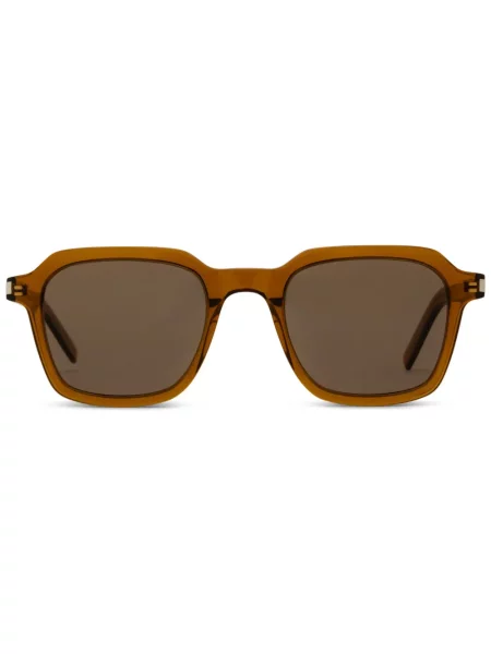 Ochelari de soare Saint Laurent Eyewear cu imagine maro