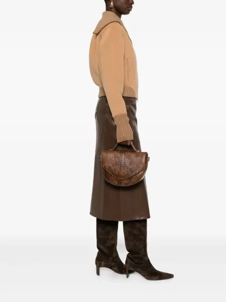 Geantă messenger La Bottega Di Lisa maro