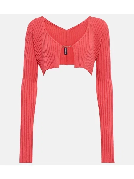 Cropp cardigan Jacquemus roz