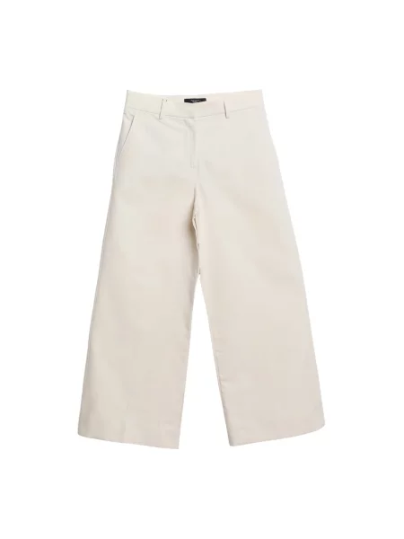 Spodnie Weekend Max Mara beżowe
