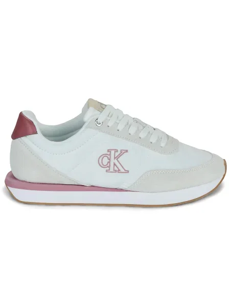 Sneakerși Calvin Klein Jeans alb