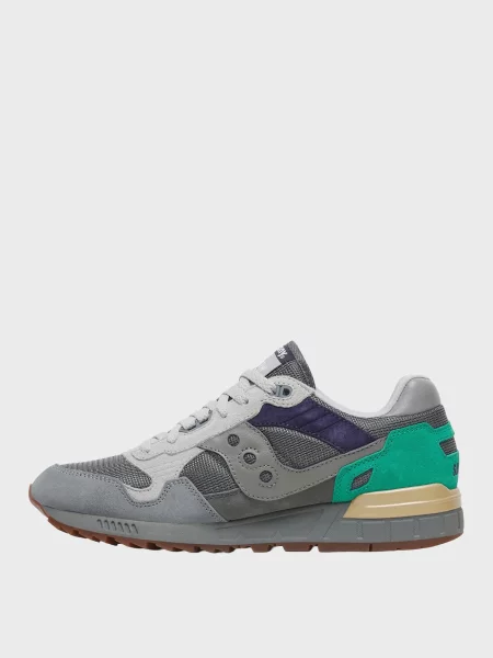 Замшевые кроссовки Saucony серые