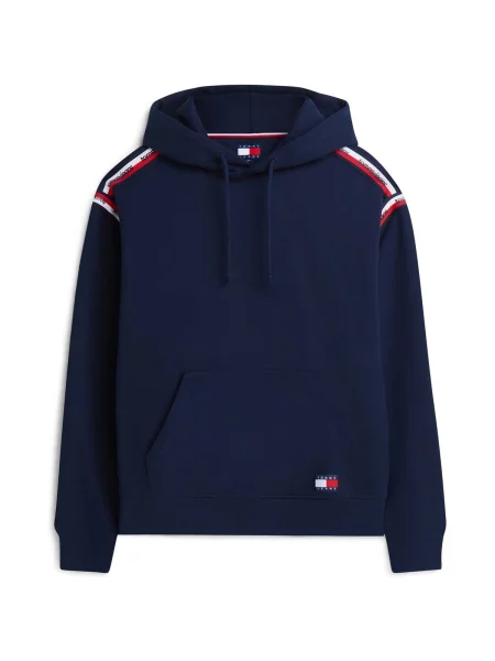 Mikina s kapucňou Tommy Hilfiger modrá
