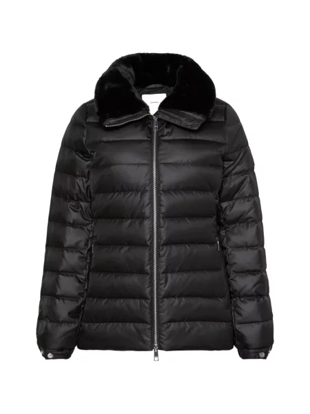 Matlasat geacă Calvin Klein cu blană negru