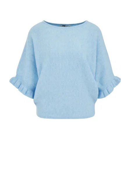 WE Fashion Pulover deschis albastru