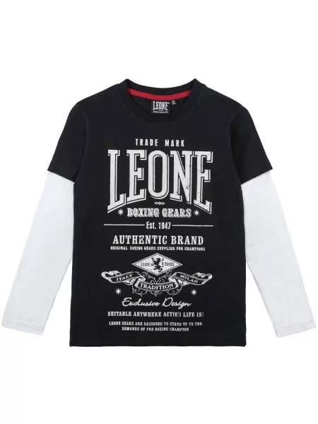 Gyerek póló Leone 1947 fekete