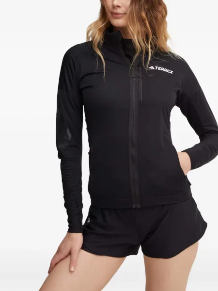 Sneakerși Adidas Terrex cu dungi plasă cu imagine negru