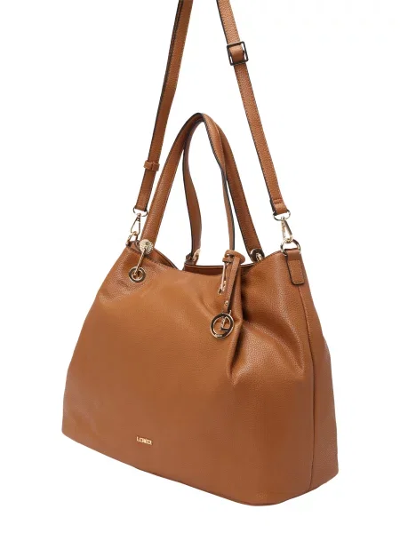 L.CREDI Vrečasta torba Ebony' rjava