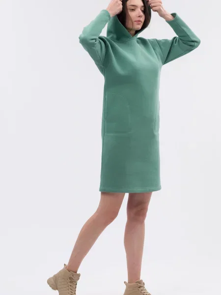 Платье мини Cat Orange оранжевое