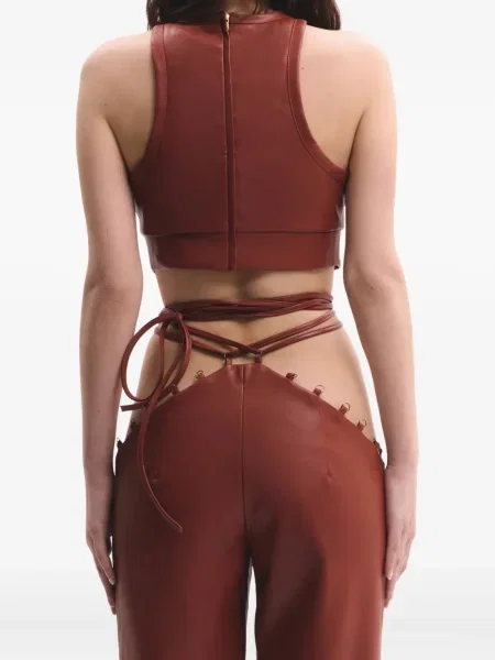 Top Lika din piele maro