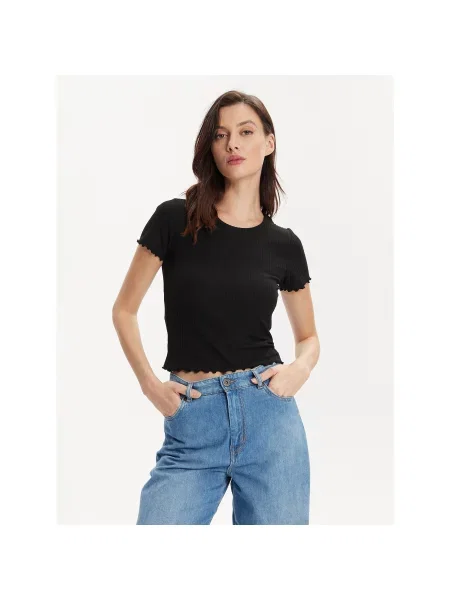 ONLY T-Shirt Emma Regular Fit μαύρο