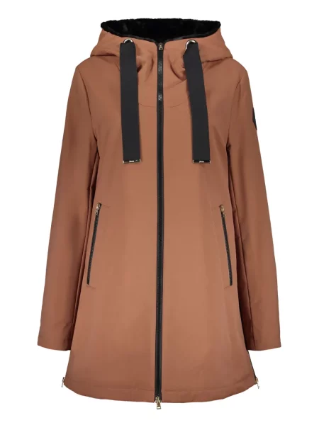 Geacă parka Herno cu glugă maro