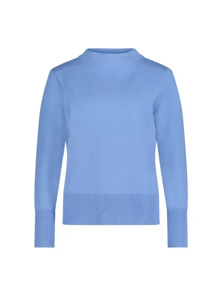 Dzianinowy sweter Betty Barclay ze stójką niebieski