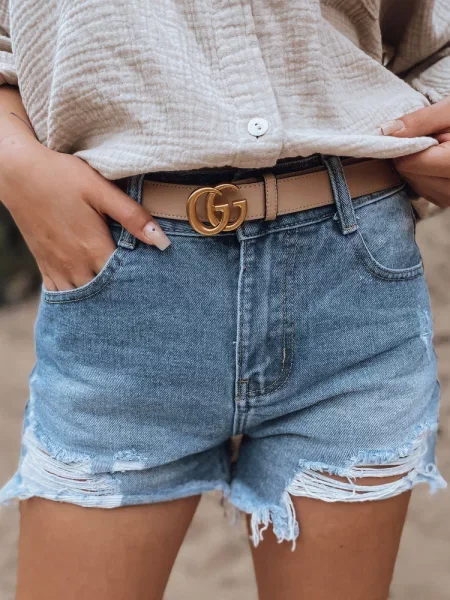 Pantaloni scurți din denim Dstreet albastru