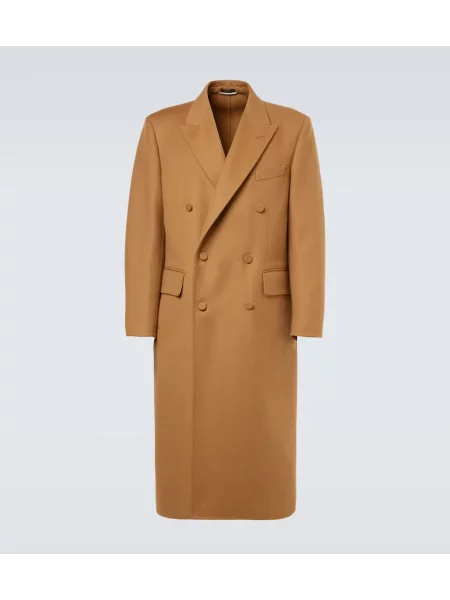 Palton Tom Ford de lână bej