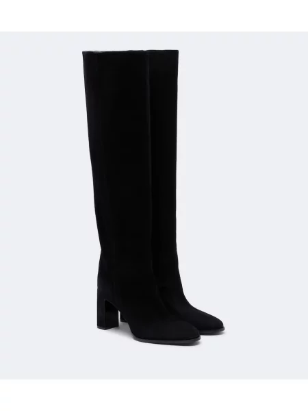 Cizme Jimmy Choo din piele de căprioară negru