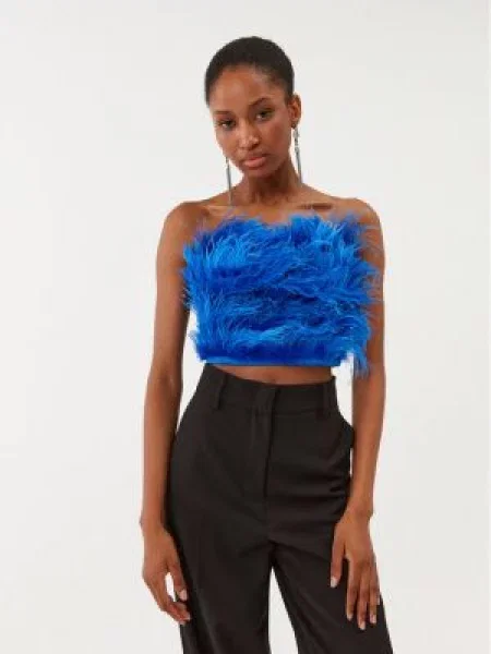 Bluza Patrizia Pepe modra