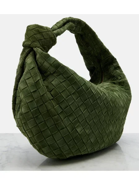 Torbica Bottega Veneta iz semiša zelena