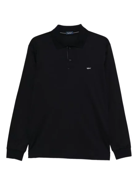 Długi polo Paul & Shark czarne