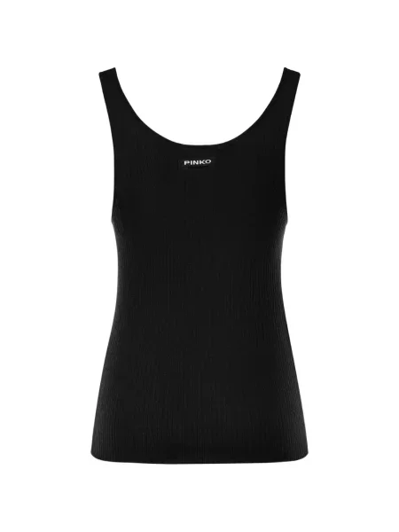 Top Pinko tricotate negru