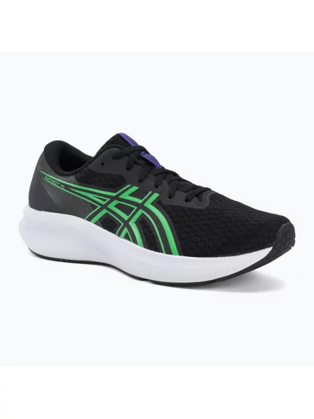 Мъжки обувки за бягане ASICS Patriot 14 black/vital green черно