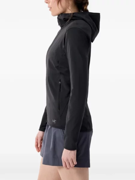 Geacă Arc'teryx cu glugă negru