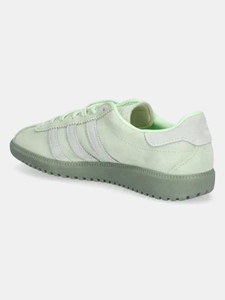 Замшевые кроссовки Adidas Originals зеленые