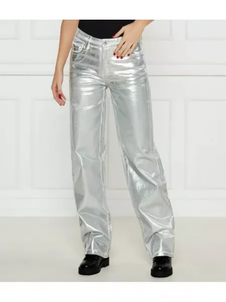 Armani Exchange Blugi | Relaxed fit | low rise argintiu