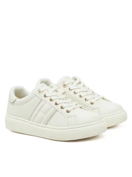 Tommy Hilfiger Laisvalaikio batai Low Cut Lace-Up Sneaker S balta
