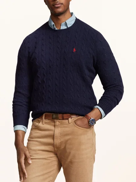 Polo Ralph Lauren Big & Tall Sweter blau