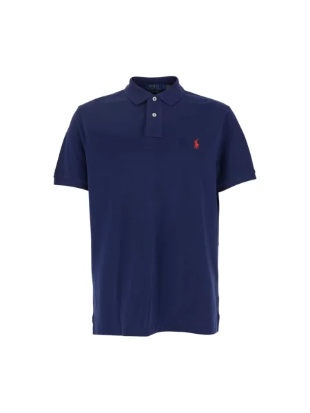 Polo Ralph Lauren polo granatowy gładki niebieska