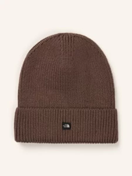 The North Face TNF Mini Logo Box Beanie Smokey Brown Universal brązowa